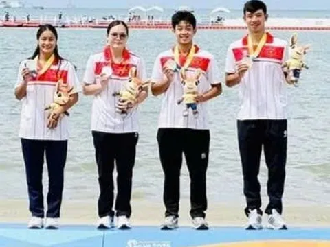 Nguyễn Huy Hoàng (Quảng Trị) cùng đồng đội mang về thêm 1 HCB ở Đại hội thể thao bãi biển châu Á 2026