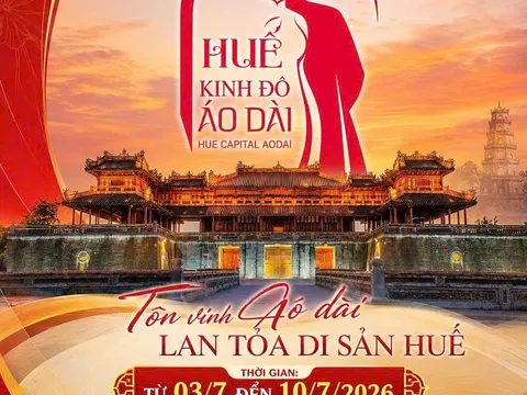 Tuần lễ Áo dài Huế 2026: Tôn vinh di sản, lan tỏa thương hiệu “Huế – Kinh đô Áo dài”