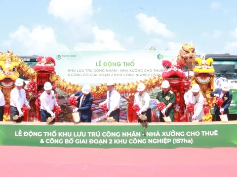 Trần Anh Group công bố kế hoạch Khu công nghiệp Trần Anh – Tân Phú giai đoạn 2, khởi công khu lưu trú công nhân