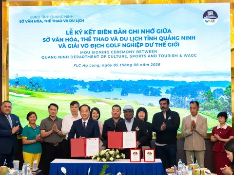 Tỉnh Quảng Ninh, World Amateur Golfers Championship và FLC Group ký kết hợp tác, hướng tới đưa các giải golf quốc tế đến Việt Nam
