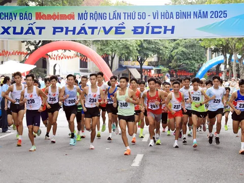 Giải chạy Báo Hànộimới lần thứ 51: Lan tỏa tinh thần “Vì hòa bình” giữa lòng Hà Nội