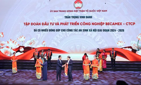 Tập đoàn Becamex được vinh danh vì những đóng góp tiêu biểu trong công tác an sinh xã hội