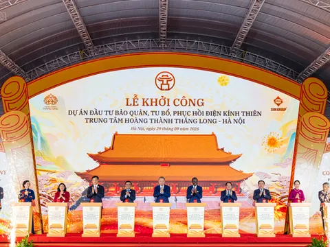 Khởi công dự án bảo quản, tu bổ, phục hồi Điện Kính Thiên